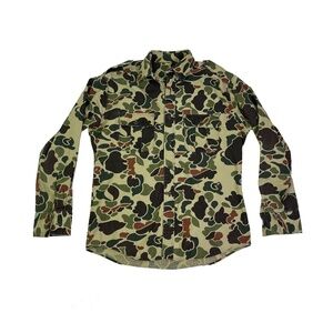 Vintage Walls Shirt Duck Camo Frog Skin Hunting Work Street